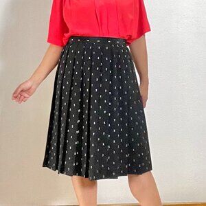 Evan Picone Pleated Midi Skirt Size 10